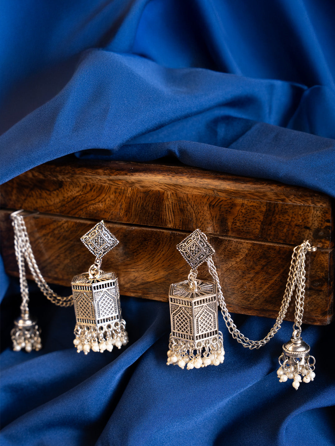 Contemporary Jhumkas Earrings