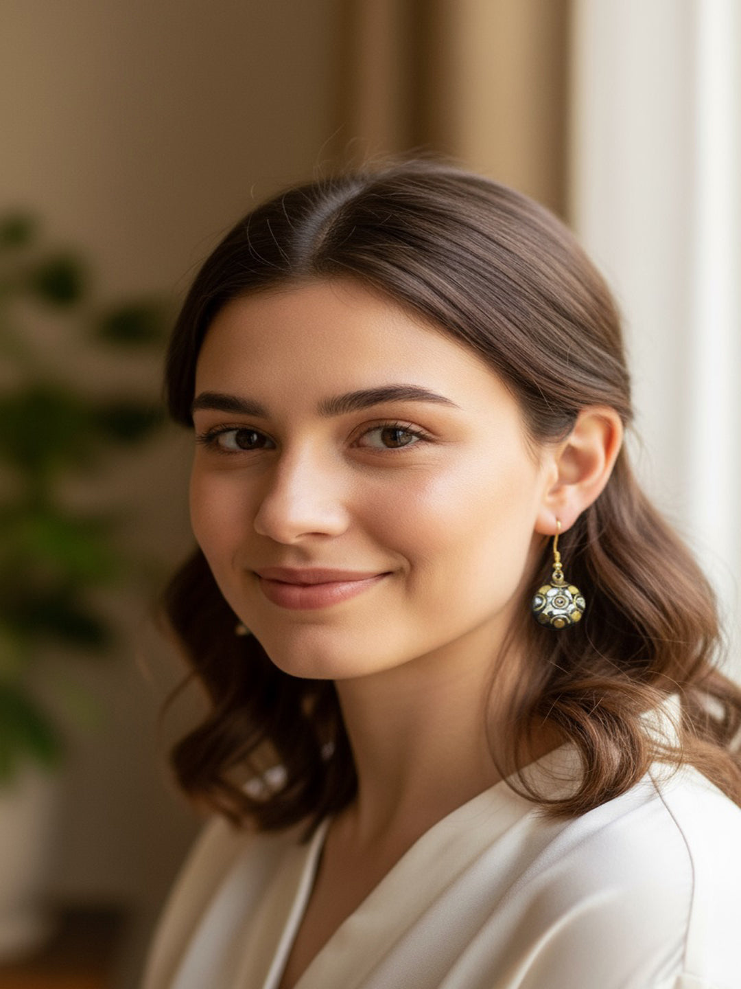 Set Of 6 Geometric Shaped Drop Earrings