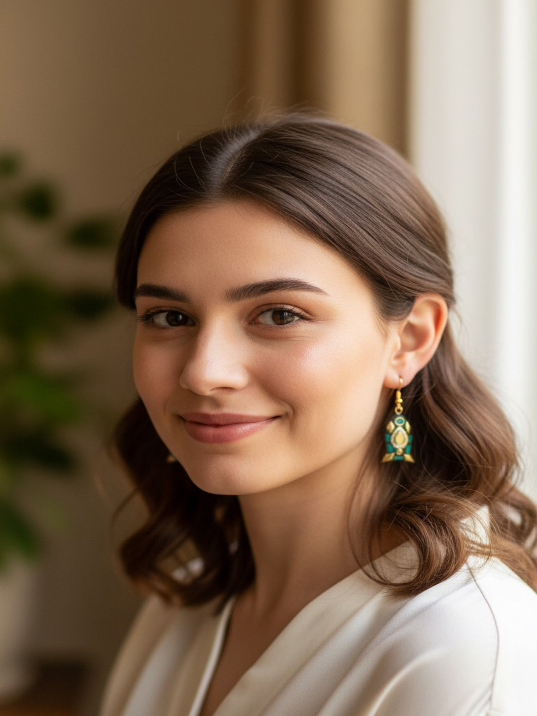 Set Of 6 Geometric Shaped Drop Earrings