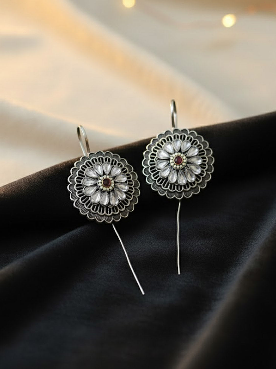 Floral Ear Cuff Earrings