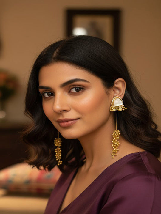 Triangular Drop Earrings