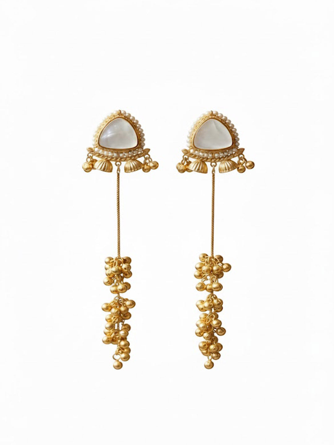 Triangular Drop Earrings