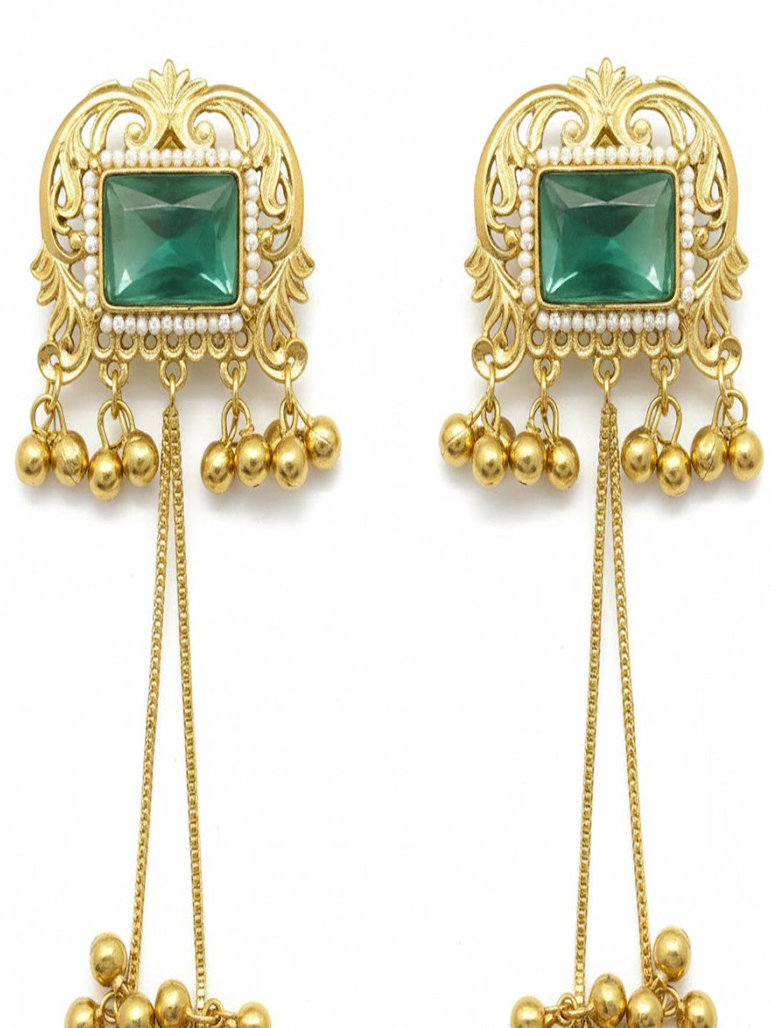Geometric Drop Earrings