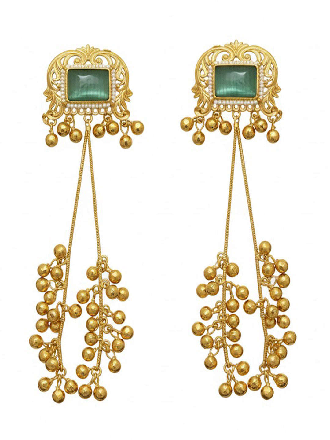 Geometric Drop Earrings