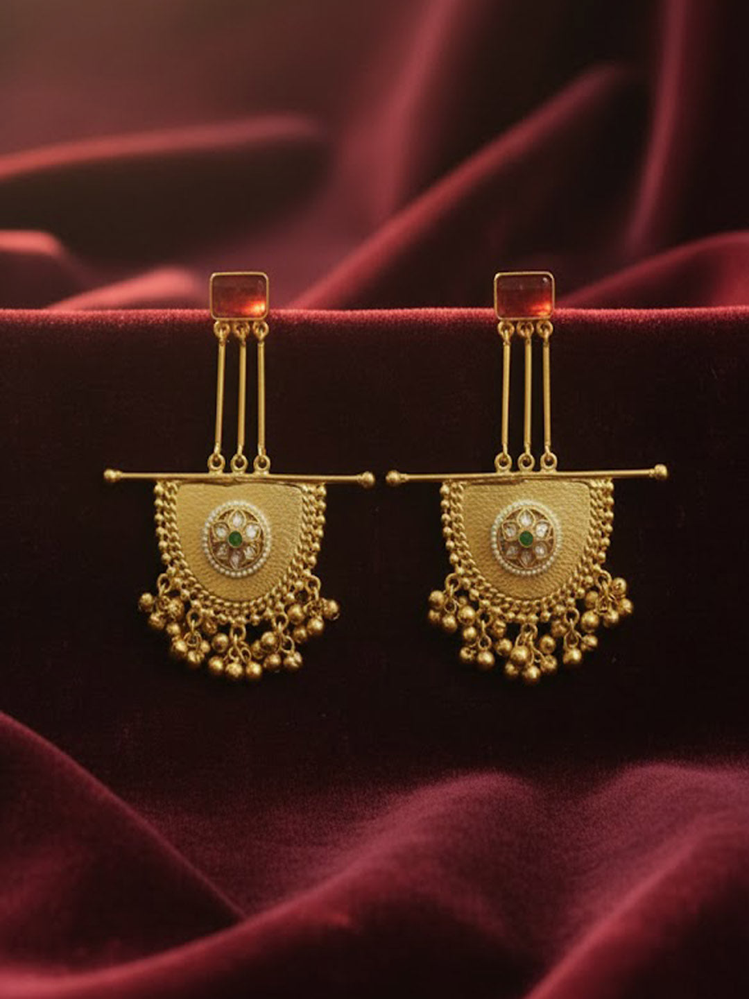 Geometric Drop Earrings