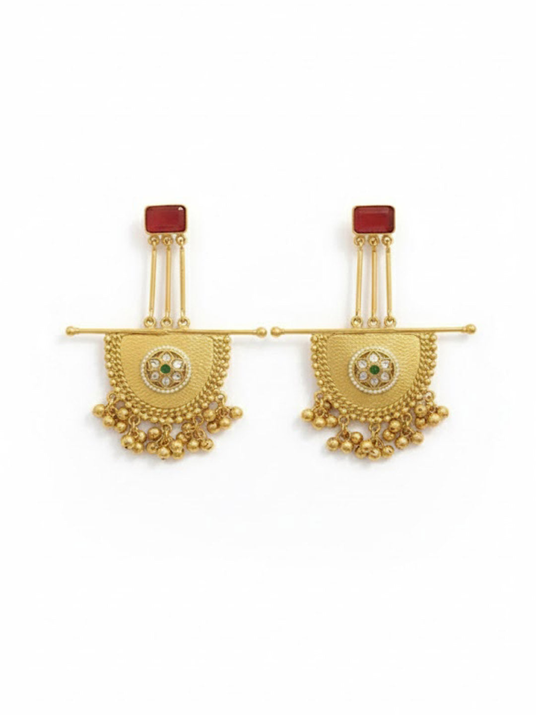 Geometric Drop Earrings