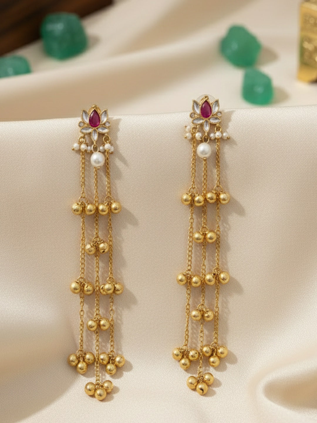 Floral Drop Earrings