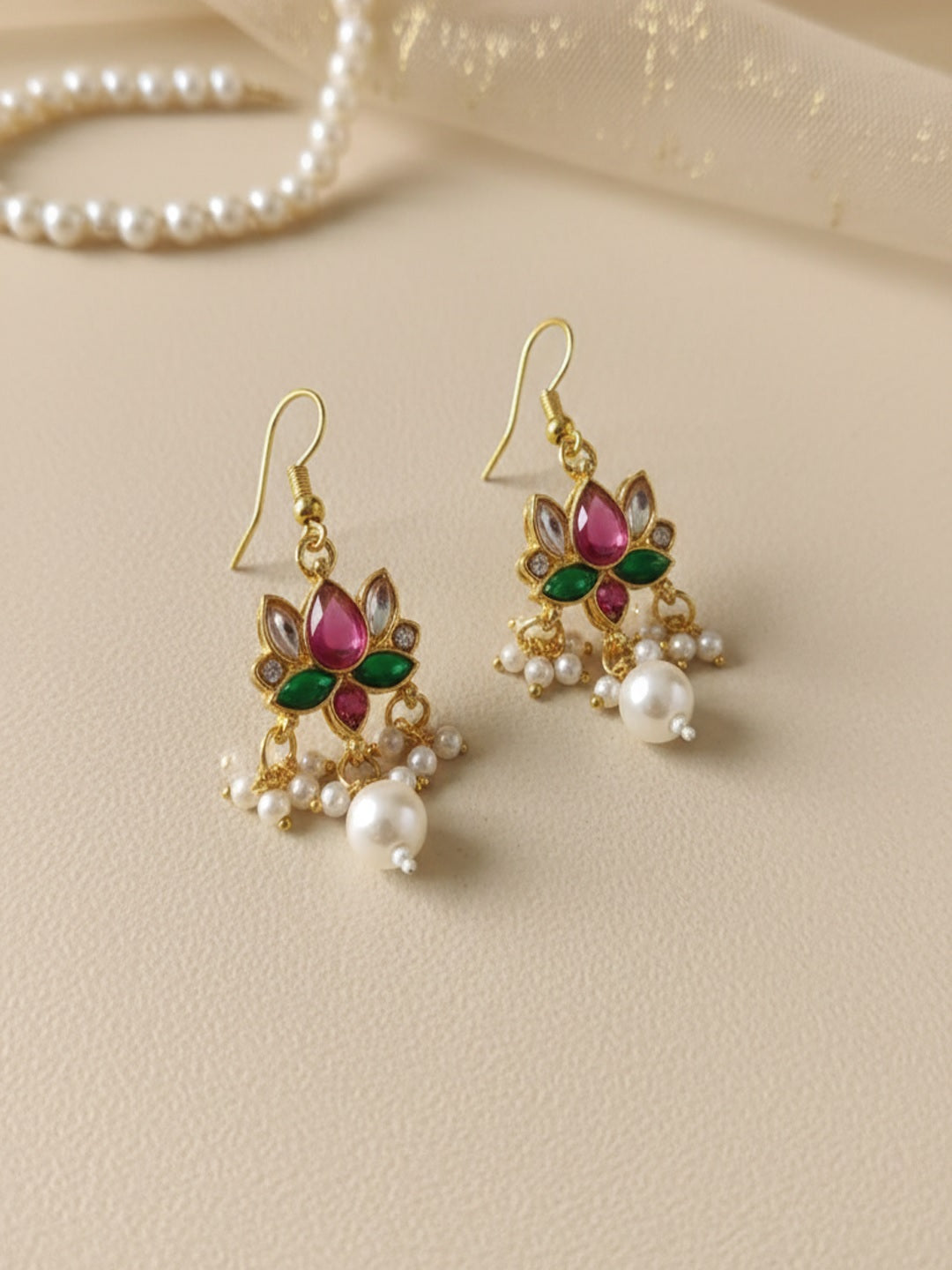 Floral Drop Earrings