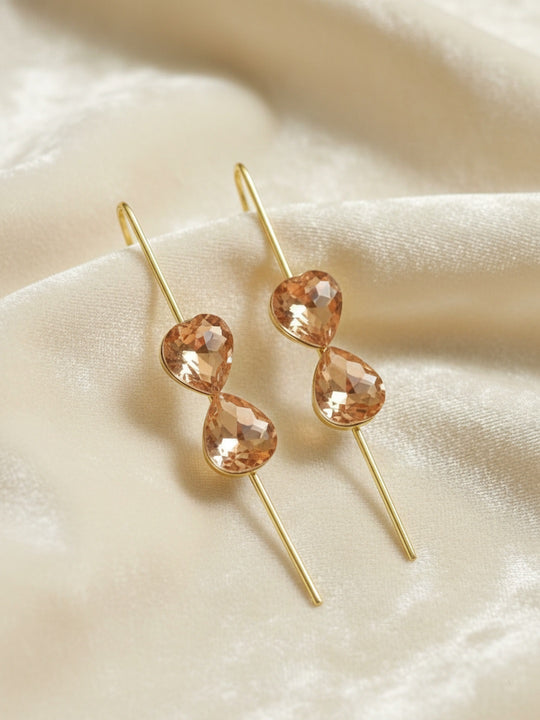 Heart Shaped Ear Cuff Earrings