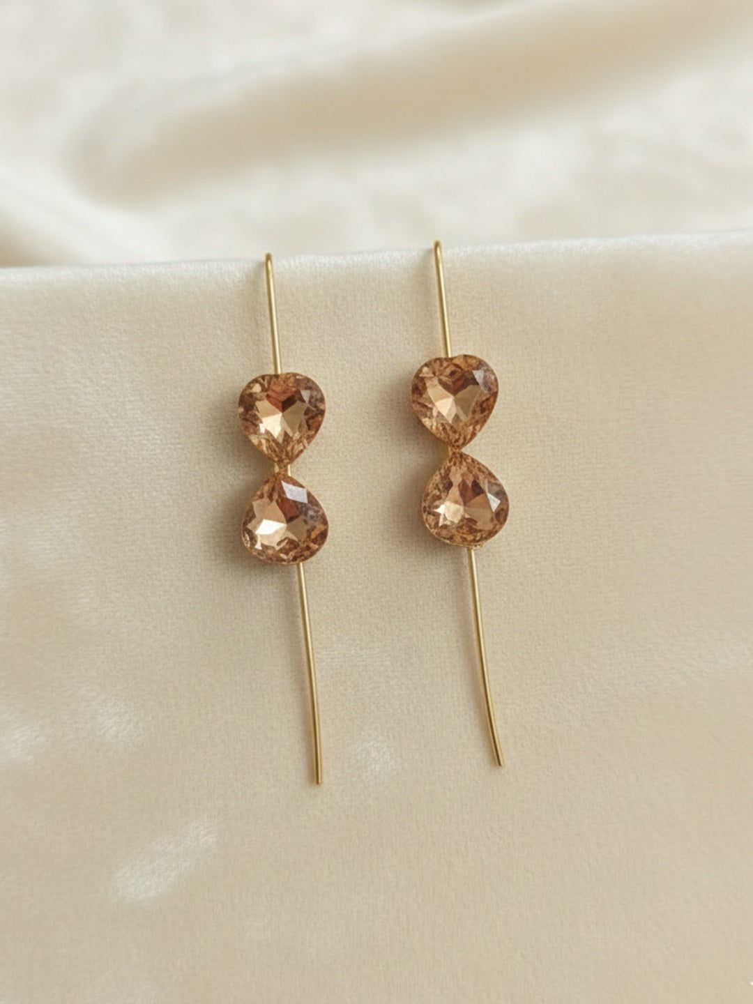 Heart Shaped Ear Cuff Earrings