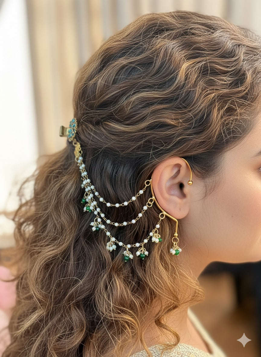 Contemporary Ear Cuff Earrings