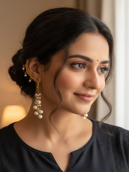 Contemporary Ear Cuff Earrings
