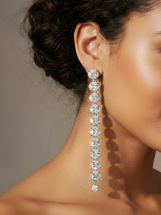 Circular Drop Earrings