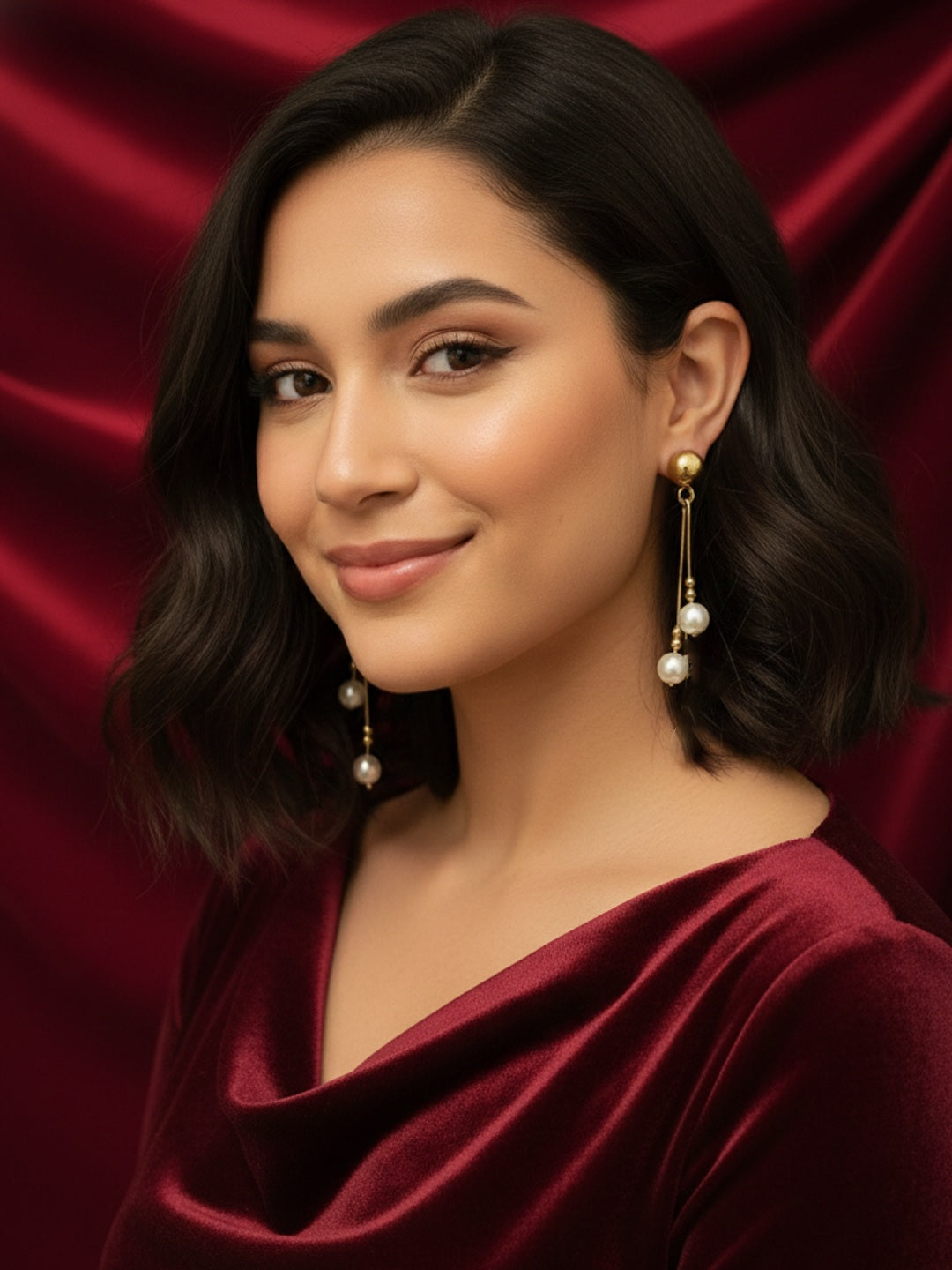 Geometric Drop Earrings