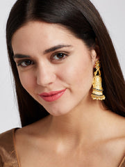 Gold-Plated Classic Drop Earrings