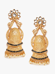 Gold-Plated Classic Drop Earrings