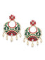 Gold-Plated & Hand Painted Classic Chandbalis