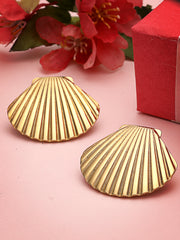 18KT Gold Plated Stainless Steel Tarnish-Free Waterproof Stud Earrings