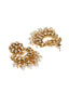 Gold-Plated Stone-Studded Handcrafted Crescent Shaped Chandbalis