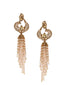 Gold-Plated Off-White Dome Shaped Jhumkas