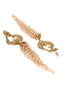 Gold-Plated Off-White Dome Shaped Jhumkas