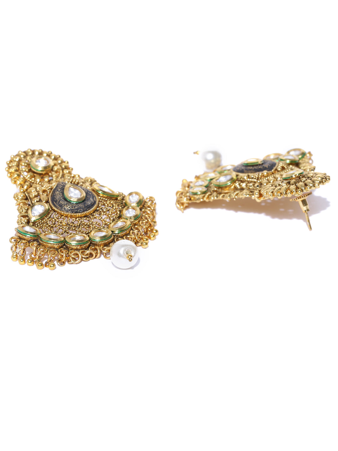 Gold-Plated Classic Drop Earrings