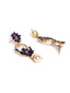 Gold Plated Contemporary Drop Earrings