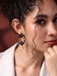 Gold Plated Contemporary Drop Earrings