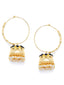 Gold-Toned Contemporary Jhumkas