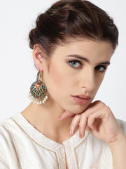 Gold-Plated Contemporary Hoop Earrings