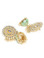 Gold-Plated Enamelled Dome Shaped Jhumkas