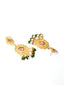 Gold Contemporary Jhumkas Earrings