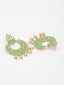 Gold Plated Crescent Shaped Chandbalis Earrings