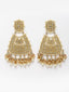 Gold-Plated Contemporary Handcrafted Chandbalis Earrings