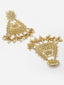 Gold-Plated Contemporary Handcrafted Chandbalis Earrings