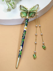 Gold Plated Embellished Hairstick