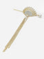 Gold Plated Embellished Hairstick