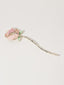 Women Gold-Plated Rose Shaped Hairstick