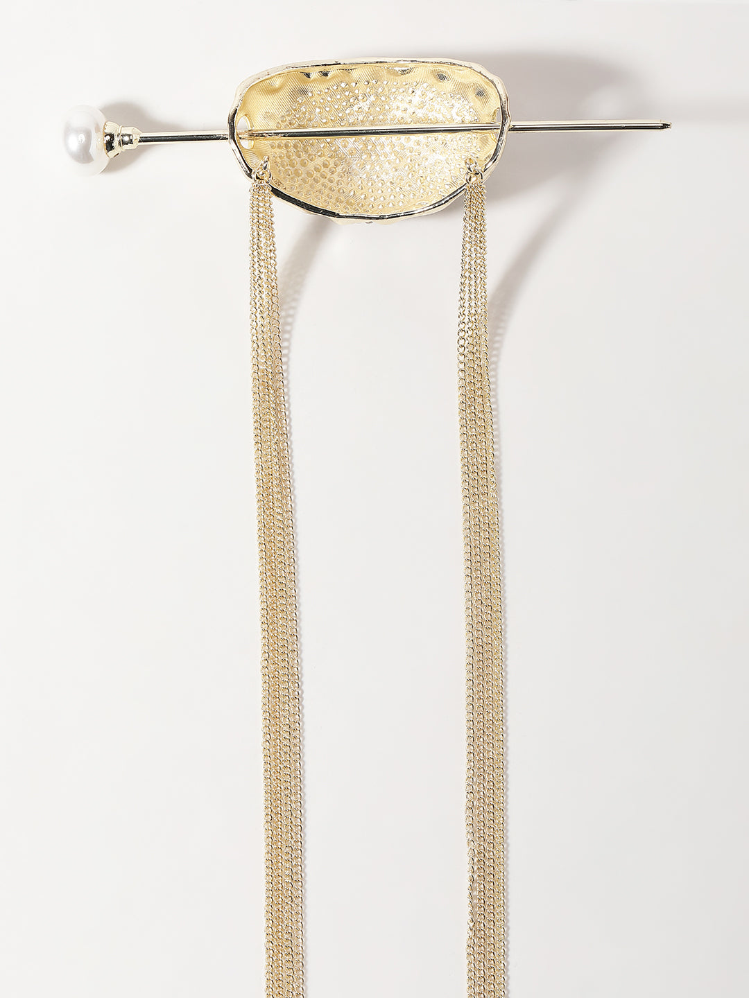 Women Gold-Plated Turtle Shell Shaped Hair Accessory