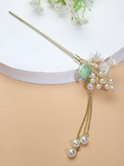 Gold Plated Embellished Hairstick