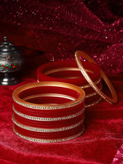 Set Of 26 Gold-Plated AD-Studded Bangles