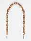 Women Brown Leopard Print Mask Chain