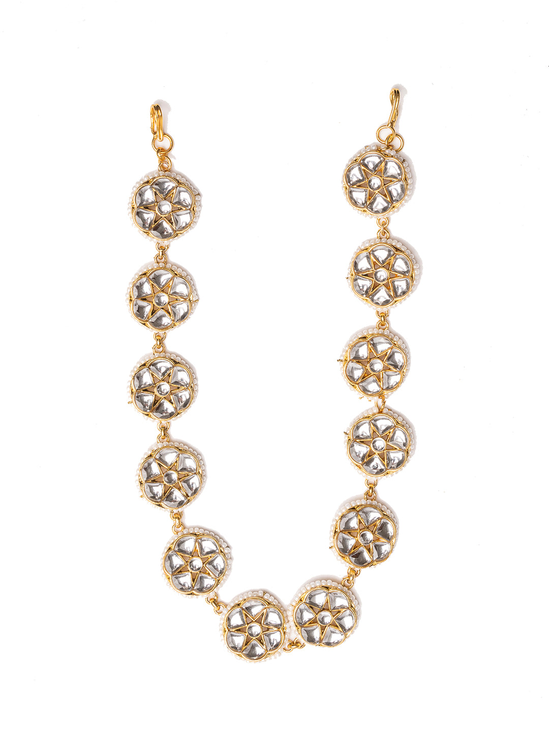 Gold-Plated Kundan Studded Matha Patti