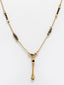 Set Of 3 Gold-Plated Black Beads & AD Stone Studded Handcrafted Mangalsutra