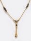 Set Of 3 Gold-Plated Black Beads & AD Stone Studded Handcrafted Mangalsutra