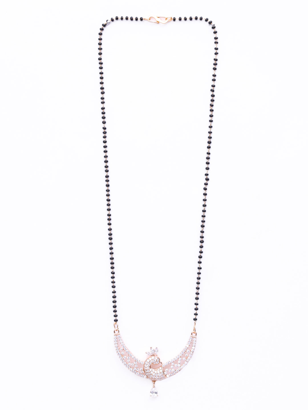 Gold Plated Artificial Stones and Beads Mangalsutra