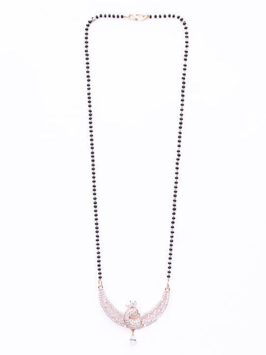 Gold Plated Artificial Stones and Beads Mangalsutra
