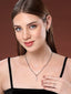 Gold-Plated American Diamond Studded & Beaded Mangalsutra With Earrings & Ring