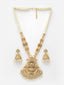 Gold-Plated Stone-Studded & Beaded Jewellery Set