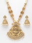 Gold-Plated Stone-Studded & Beaded Jewellery Set